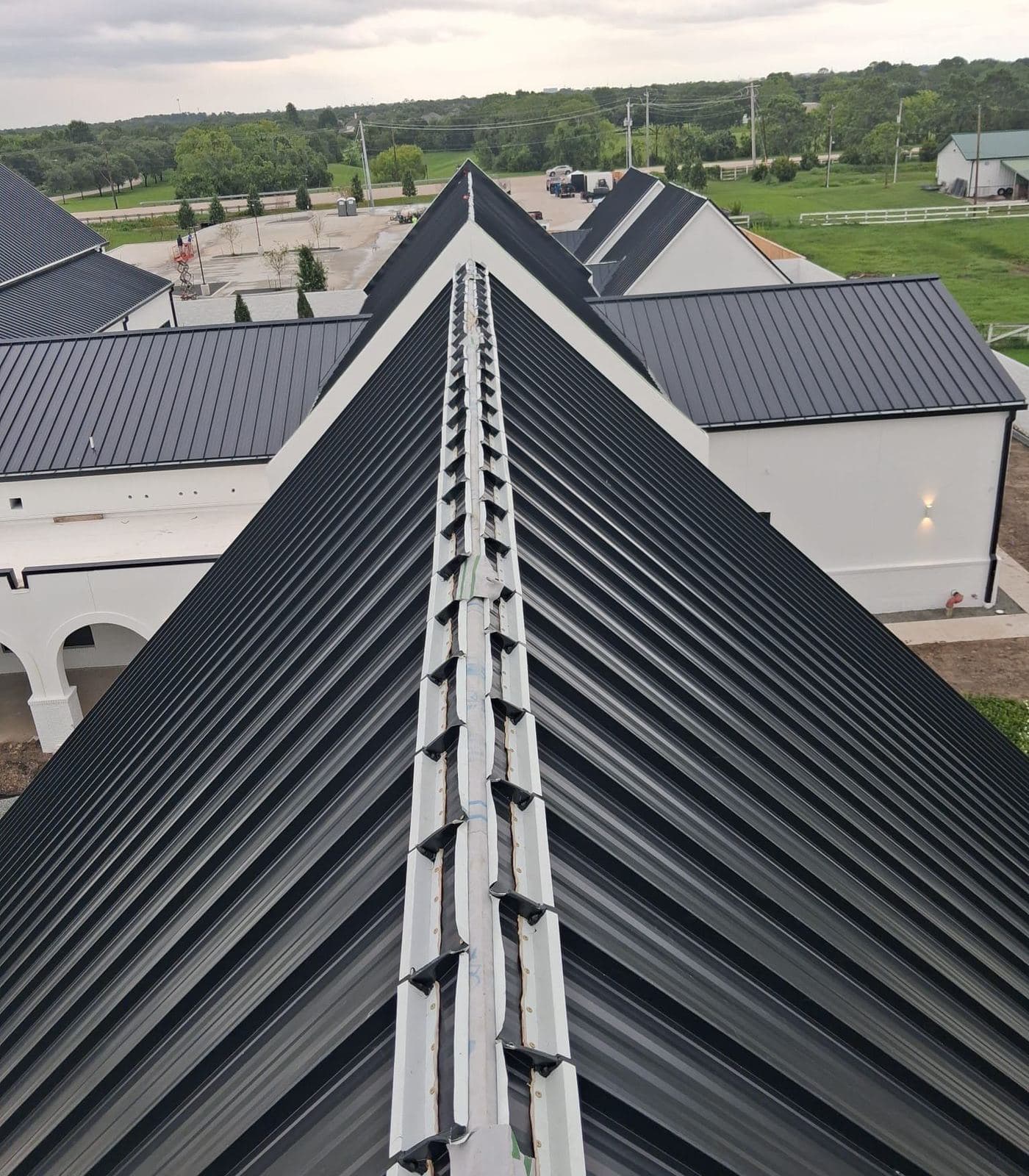 Commercial roofing project