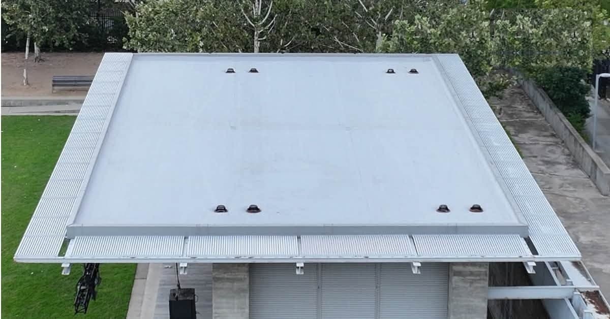 Restored Single-Ply Roof · Pavilion