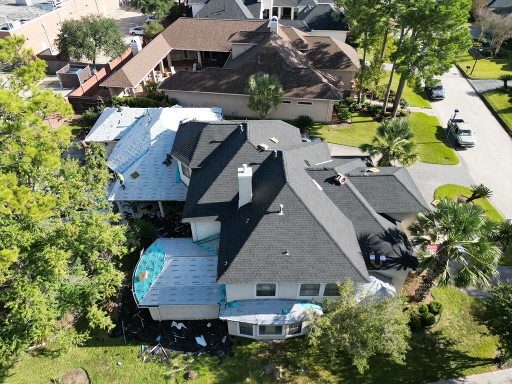 Residential Re-Roof · Aerial