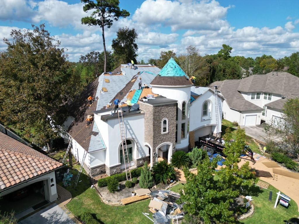 Turret & Shingle Roof Replacement