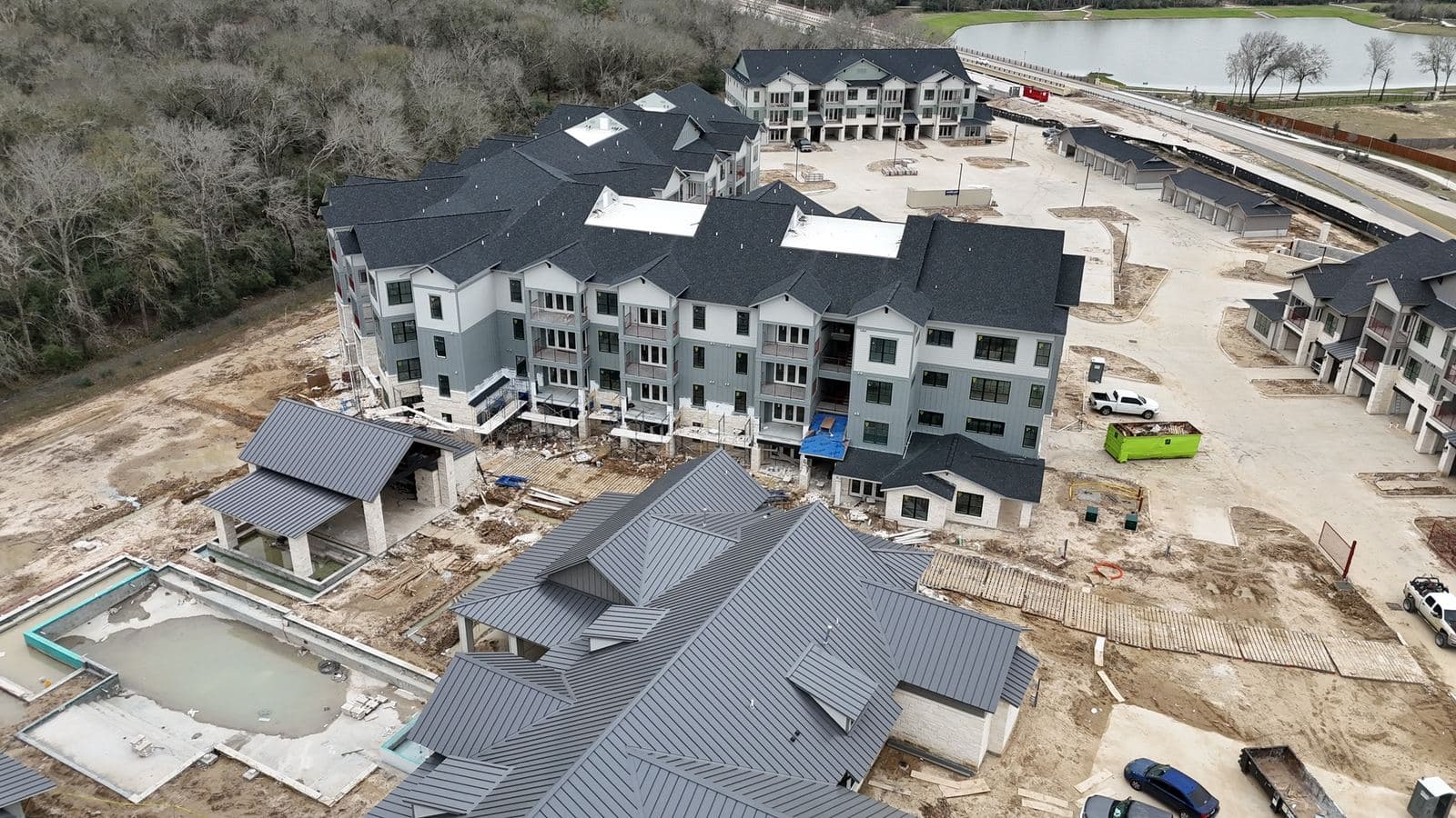 Multifamily Community · Metal & Shingle