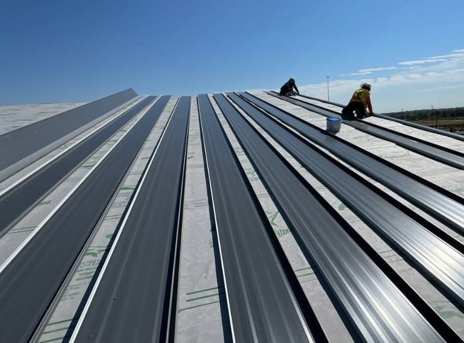 Commercial Standing Seam Installation